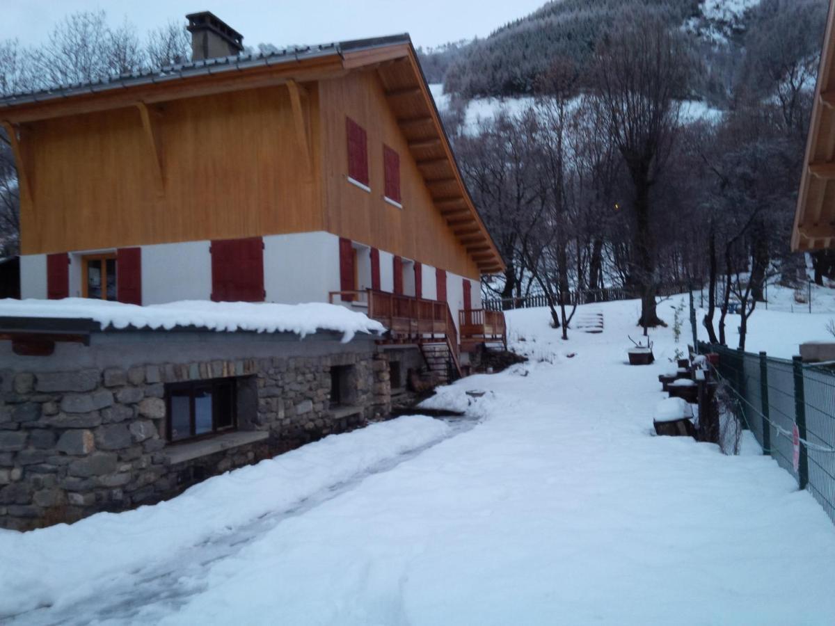 Appartement En Duplex Dans Un Chalet Typique Valloire Buitenkant foto